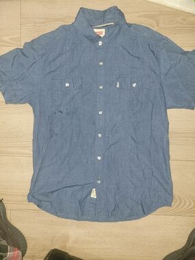 Levi's Indigo Short-Sleeve Button-Down Shirt